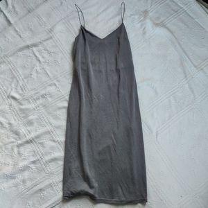Grey Topshop spaghetti strap dress